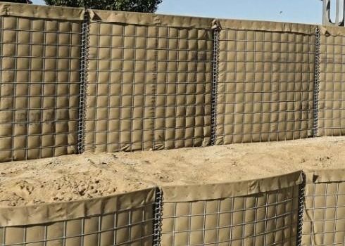 Γαλβανισμένος ενωμένος στενά καλώδιο τοίχος προμαχώνων Hesco για την πλημμύρα αμυντικών τοίχων